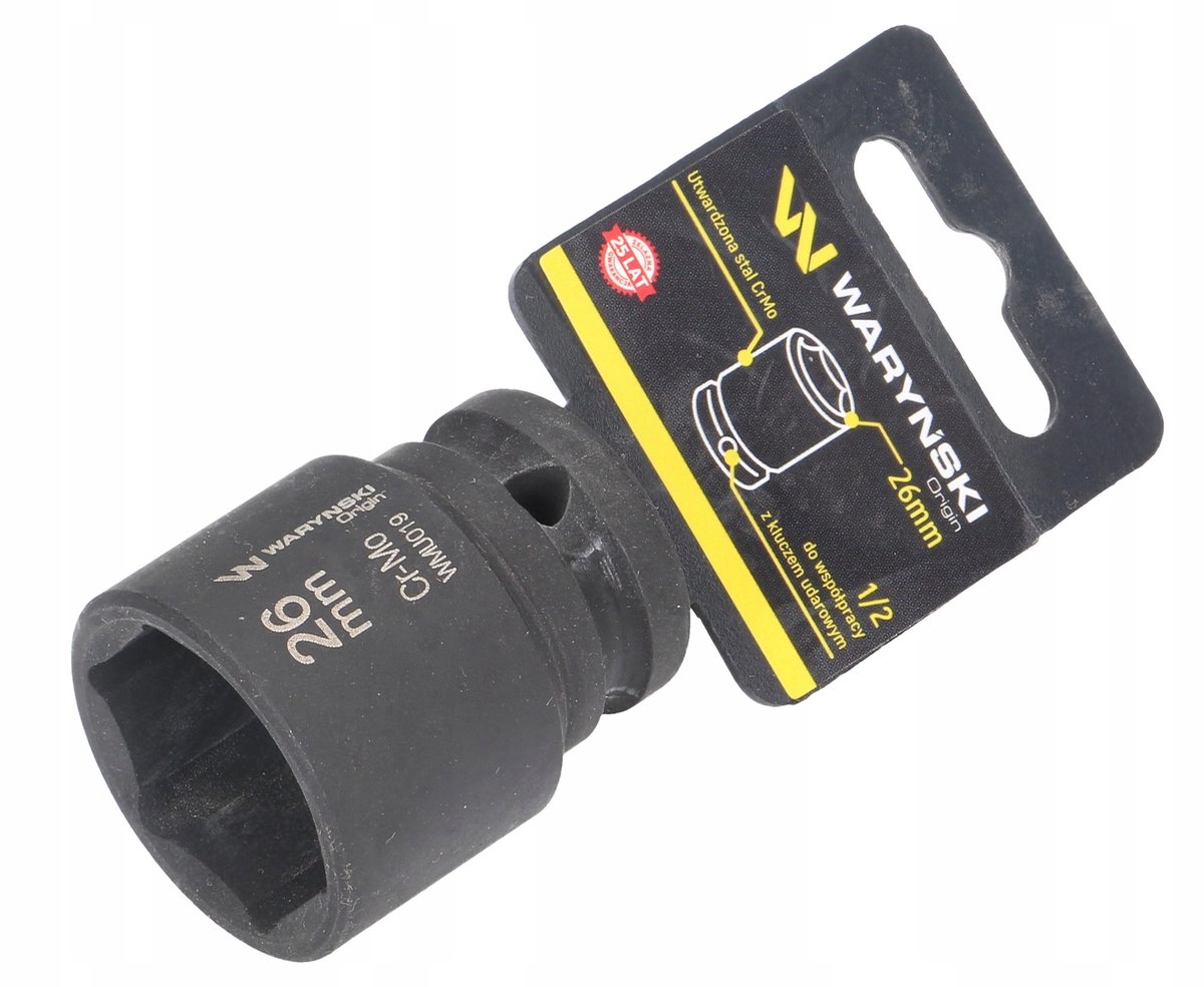 Waryński Slagmoersleutel 1/2" 26 mm Zeskant Cr-Mo Staal