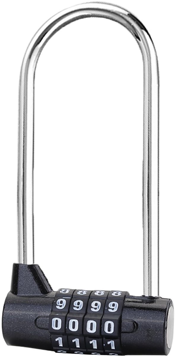 Dailygoods- Combinatieslot 5-cijferig - Hangslot - Flexibel Kabelslot - Beugelhangslot - Hoogwaardige Beveiliging - Duurzaam en Roestbestendig