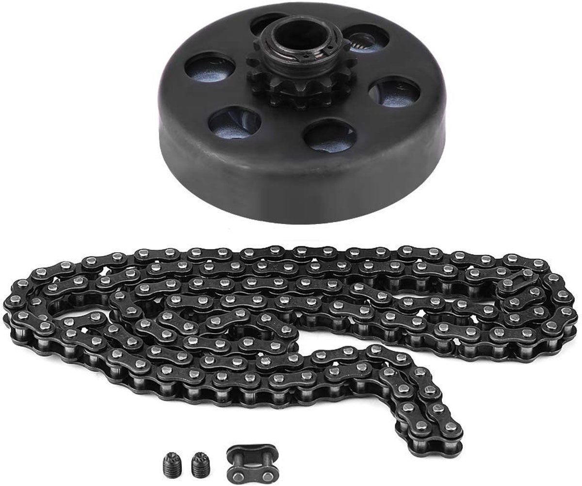 Dailygoods- Centrifugekoppeling 3/4 inch boring - 12 Tanden - #35 Ketting - Voor Mini-Fiets - Vervanging Go-Kart - Hoogwaardig Ijzer - Centrifugaalkoppeling