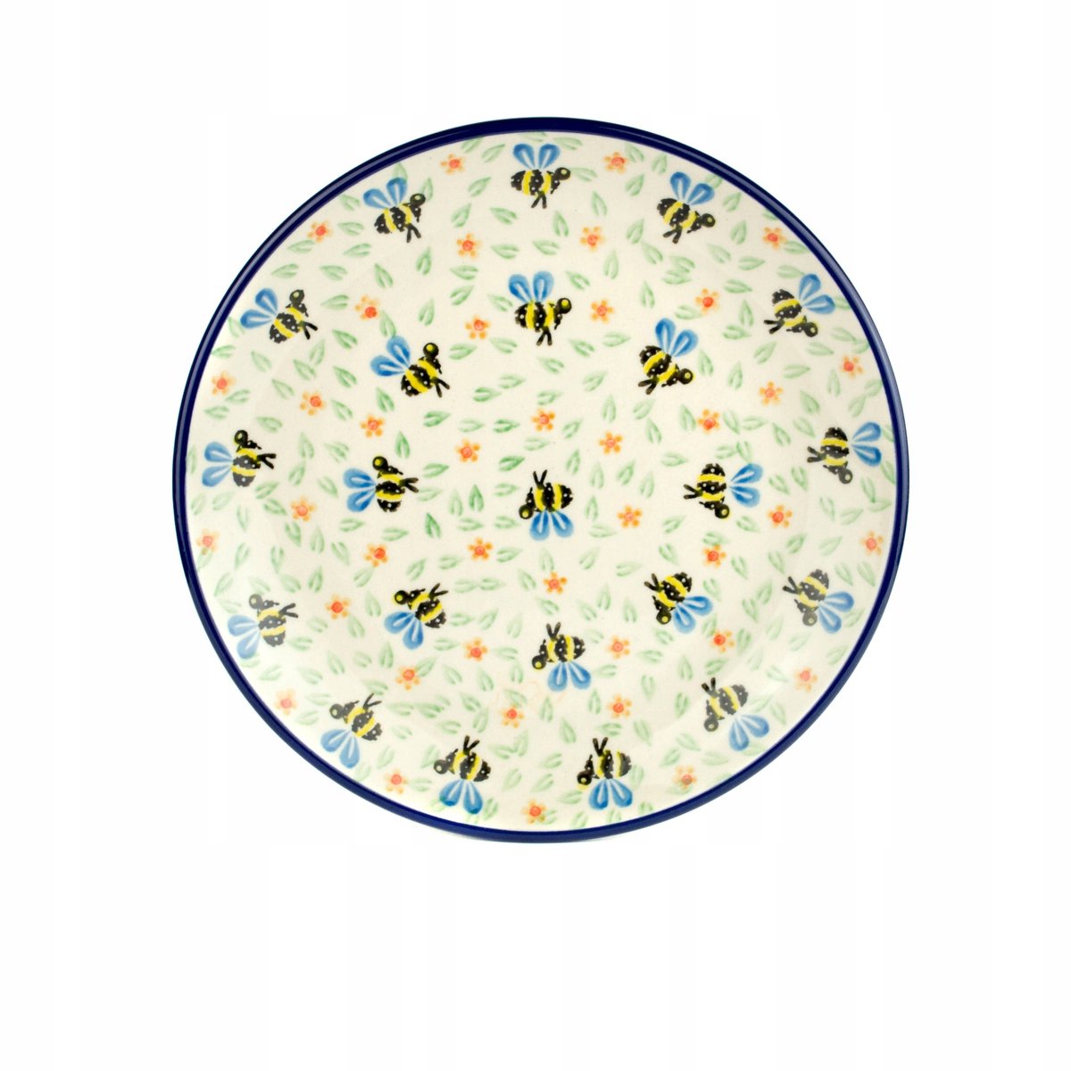 Bolesławiec Keramiek Dessertbord 20cm - Handgemaakt & Uniek