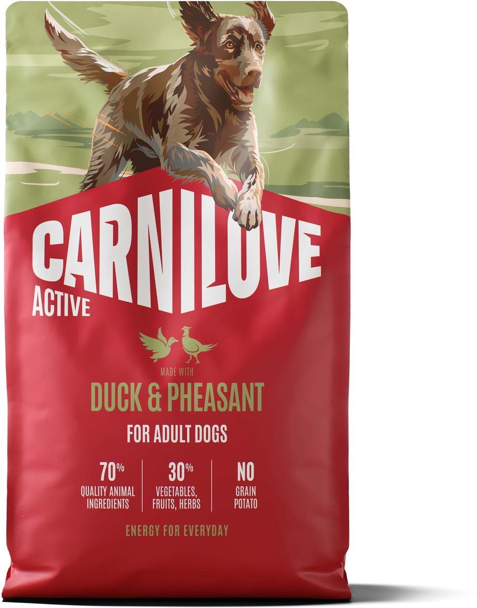 Carnilove 4 kg Carnilove active adult all breeds duck / pheasant hondenvoer