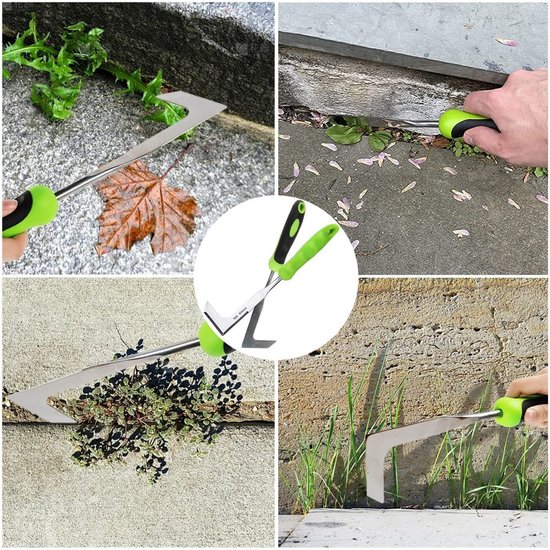Allecto - Onkruidkrabber - Voegenreiniger - Lange steel voor gemakkelijk gebruik - 33,2 cm - Efficiënte onkruidverwijdering - Geschikt voor tuinond... van Merkloos	 — afbeelding 2