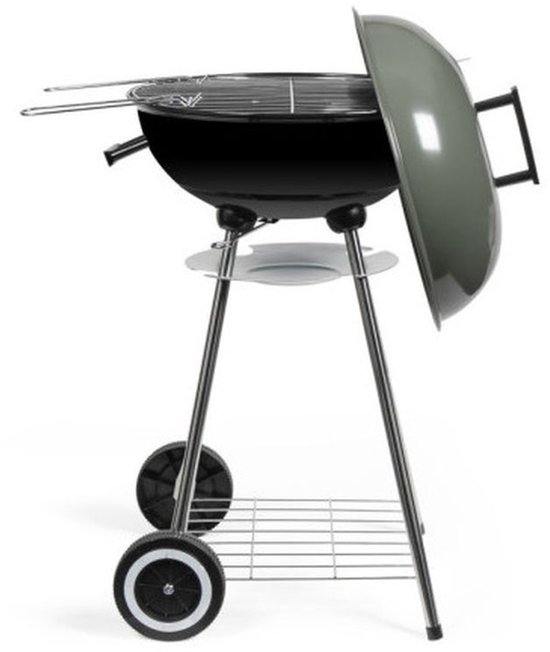 Houtskoolbarbecue - LIVOO - DOC172K - Ø 41 cm - Verchroomd stalen rooster - Hoogte 69,5 cm - Handgrepen - 2 tandwielen van Merkloos — afbeelding 4
