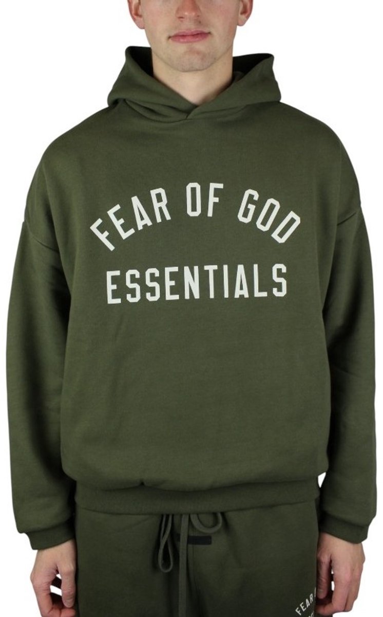 Fear Of God Heren Trui Groen FW25/MIL Fleece Hoodie