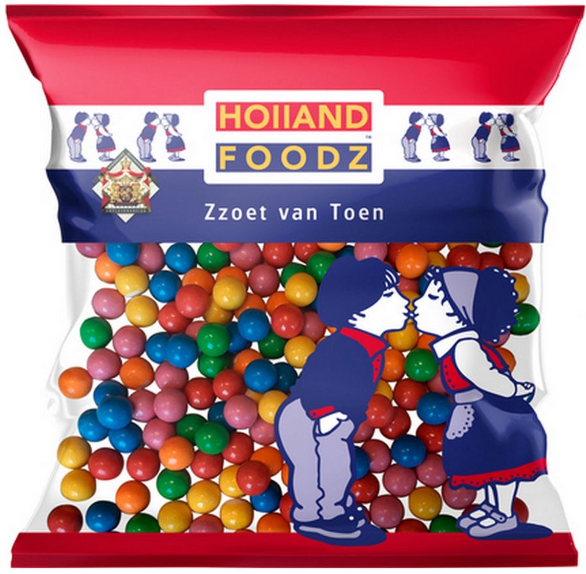 Holland Foodz - Kauwgomballen - 2 kg - Omdoos 4x
