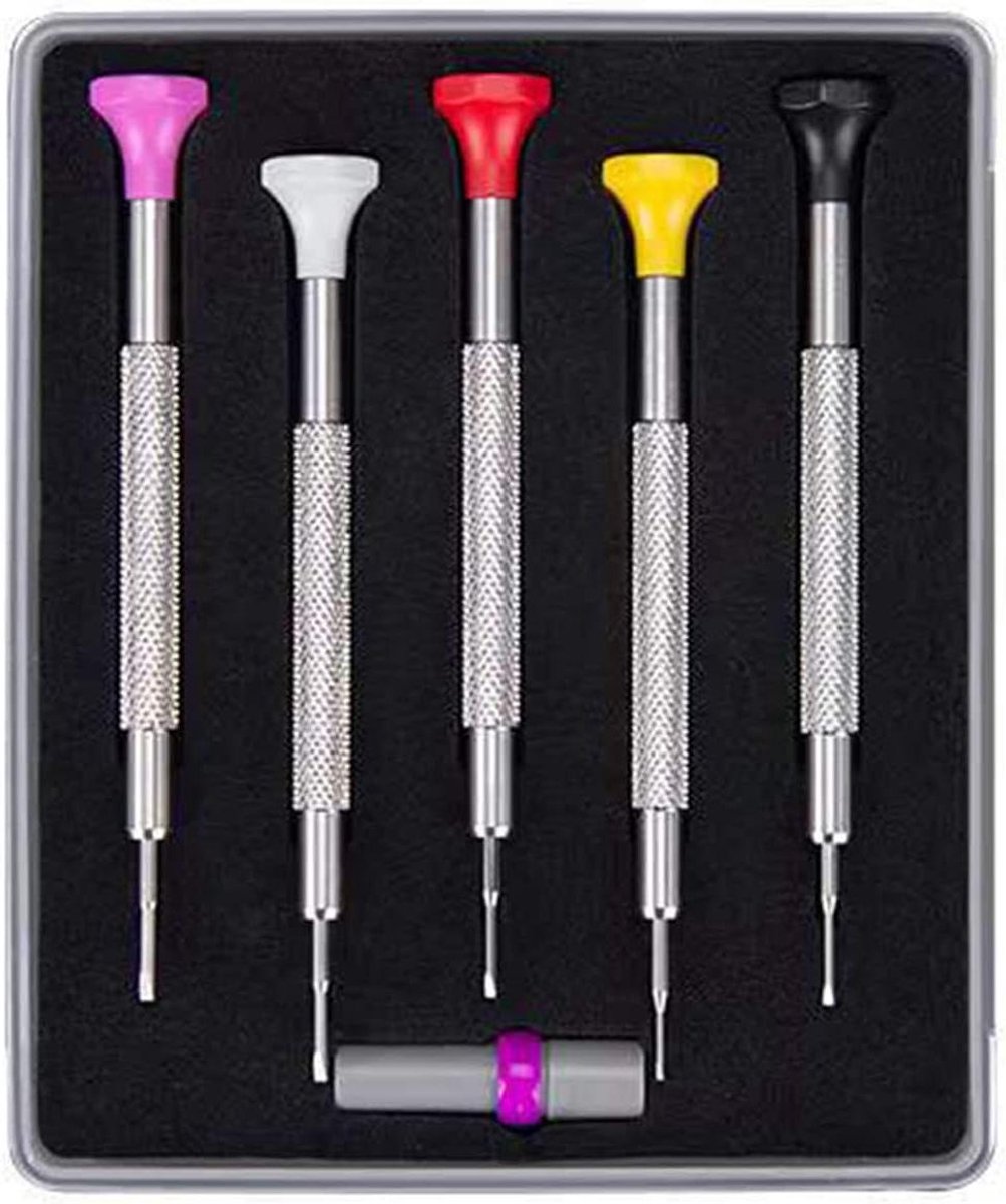 Schroevendraaierset - Precisie Gereedschap - Kleine Reparatie - 5 Maten - Set van 5 - Metaal