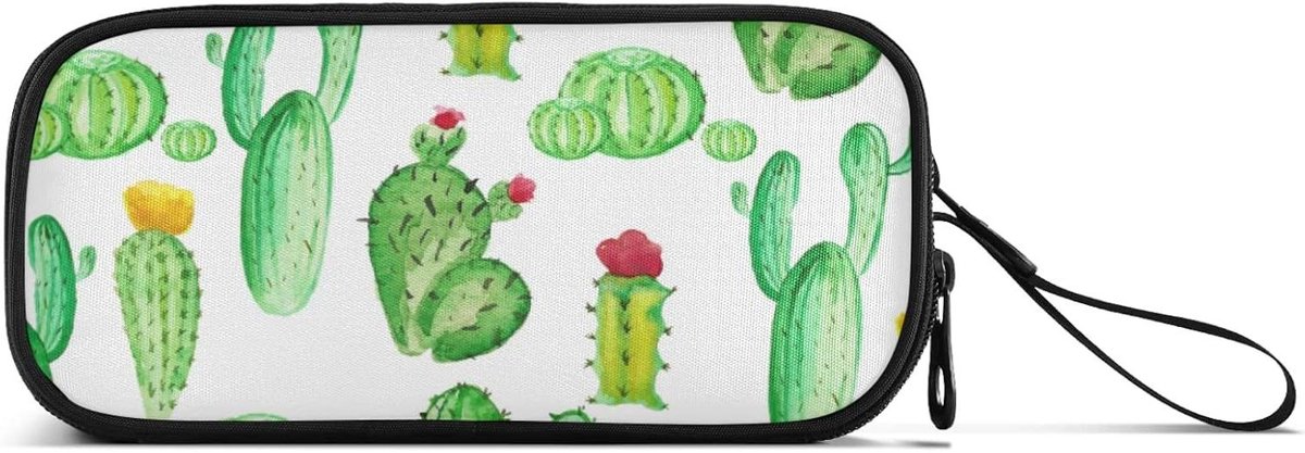 Potlood etui - Bureau organizer - Spullen opbergen - Grote capaciteit - 22.5 cm lang - Geel