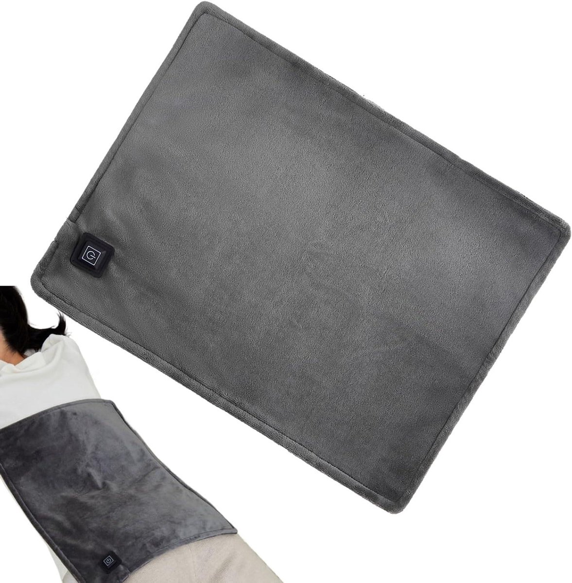 Verwarmde deken - Verwarmingskussen - Ontspannen en verwarmen - Snelle warmte technologie - 45 x 35 cm - Enkele Attribuut