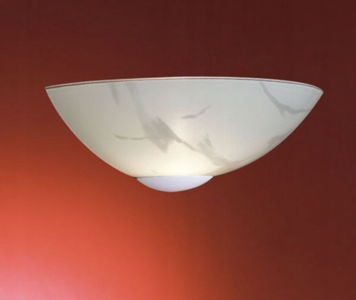 Eglo Timor Wandlamp - Metaal & Glas, Wit, E27