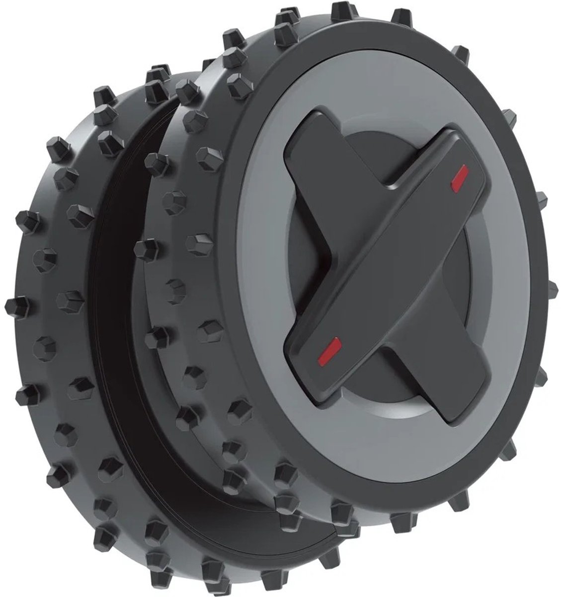 Roborock Ruw Terreinwielen voor RockMow S-serie - Extra Grip op Hellingen en Nat Gras - Origineel Accessoire