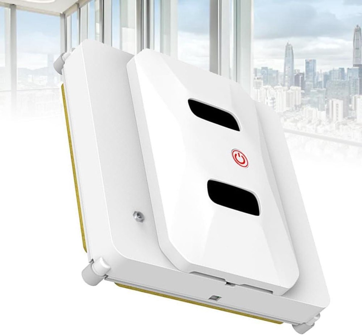 Ramen Schoonmaakrobot - Glasbewassing Hulp - Automatisch Ramen Wassen - Intelligente Randdetectie - 25x25x7cm - Wit
