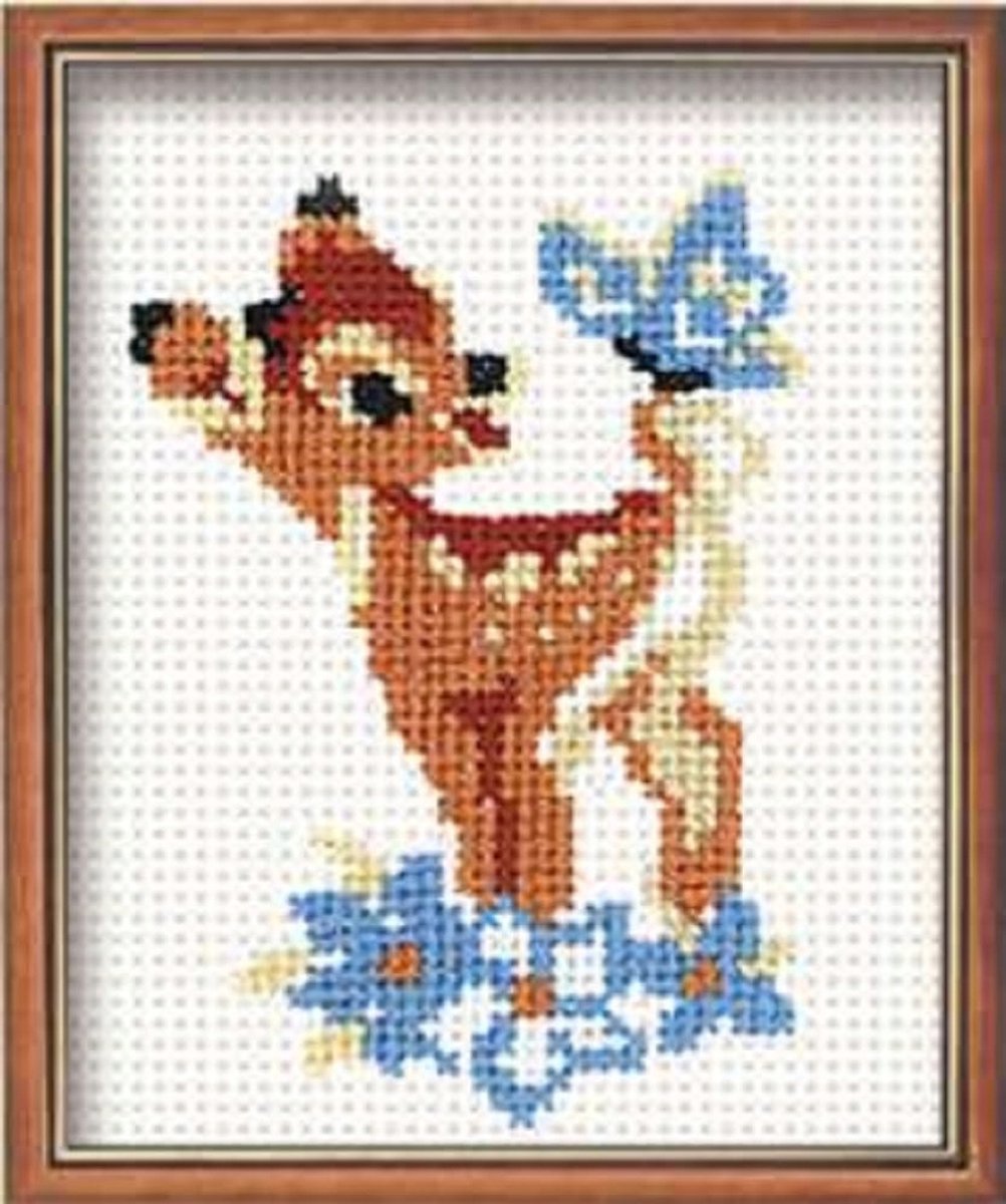 RIOLIS 210 - Borduurpakket Kruissteek "Hertje" 13x16 cm