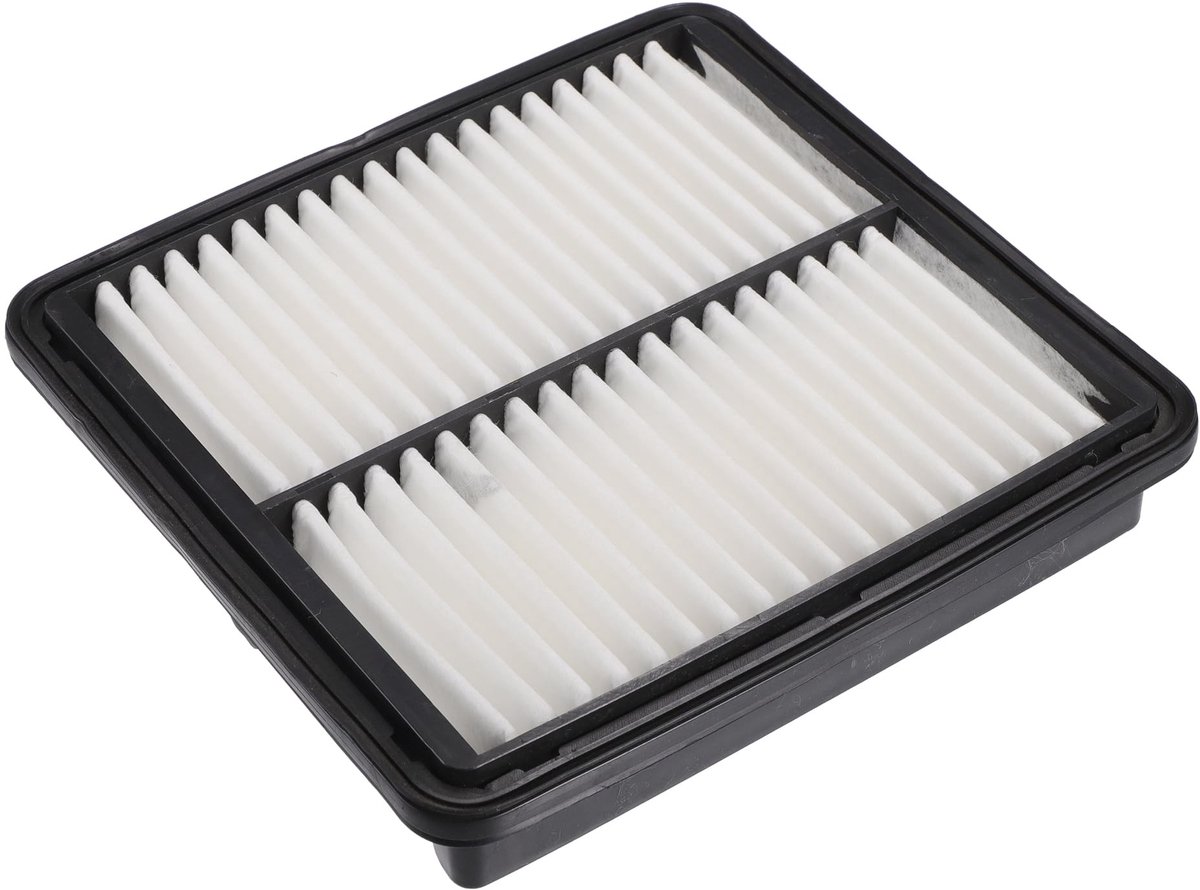 Dailygoods- Luchtfilter Compatibel voor Mazda CX-3 - Duurzaam PP - Motorfilter - Vervangbaar - Verhoogt motorprestaties - Zwart