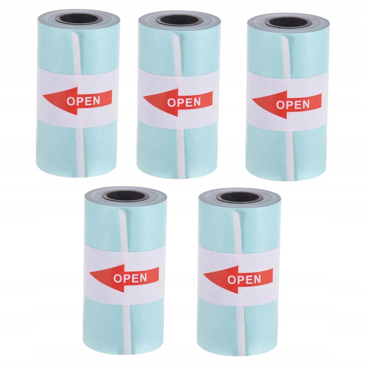 5x Zelfklevende Thermische Papierrollen voor Mini Printers