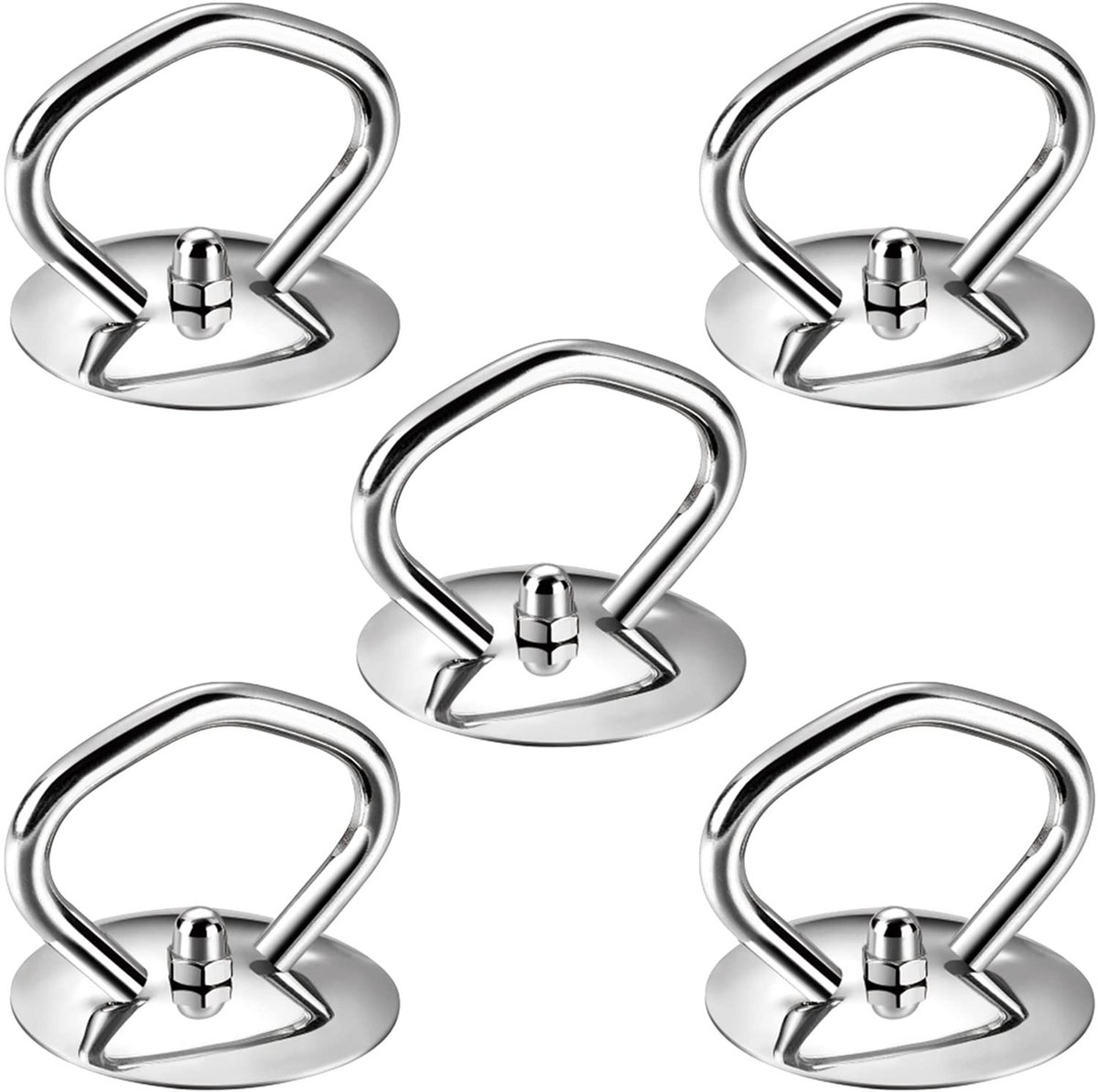 Dailygoods- Pannendekselknop 5 Stuks - Hittebestendig - Universeel - Dekselgreep - Dekselgrepen - Inclusief Schroeven