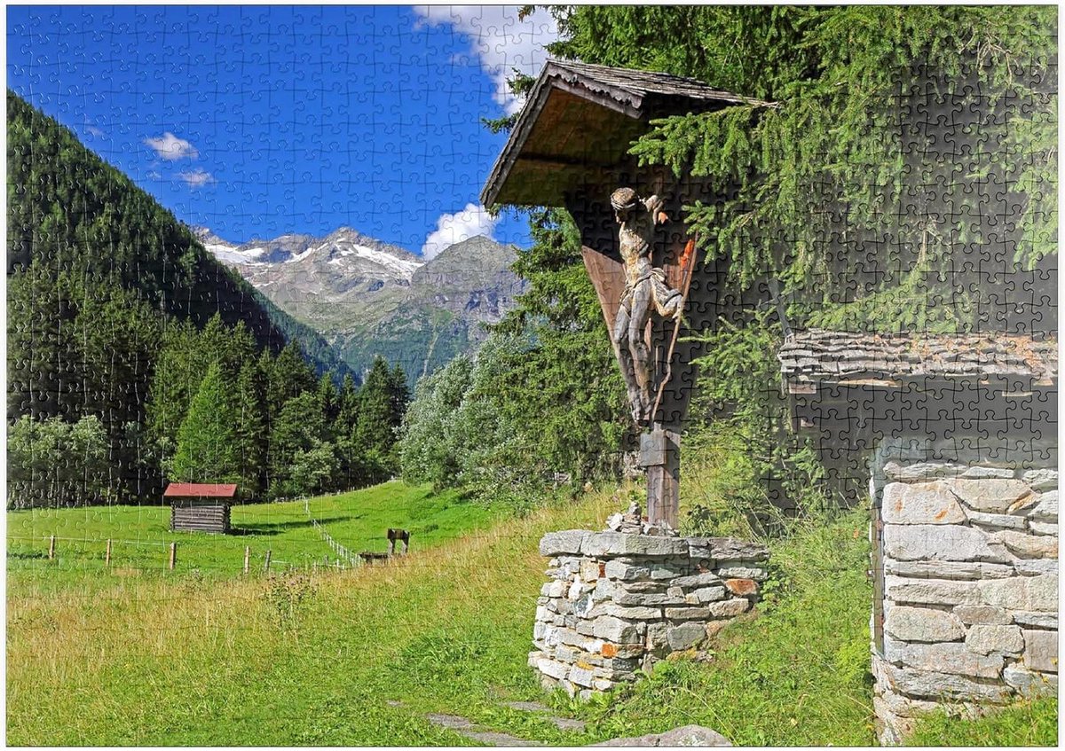 Puzzel Stukjes - Landschap Puzzel - Ontspanning Thuis - Hoge Resolutie Print - 1000 Stukjes - Multicolor