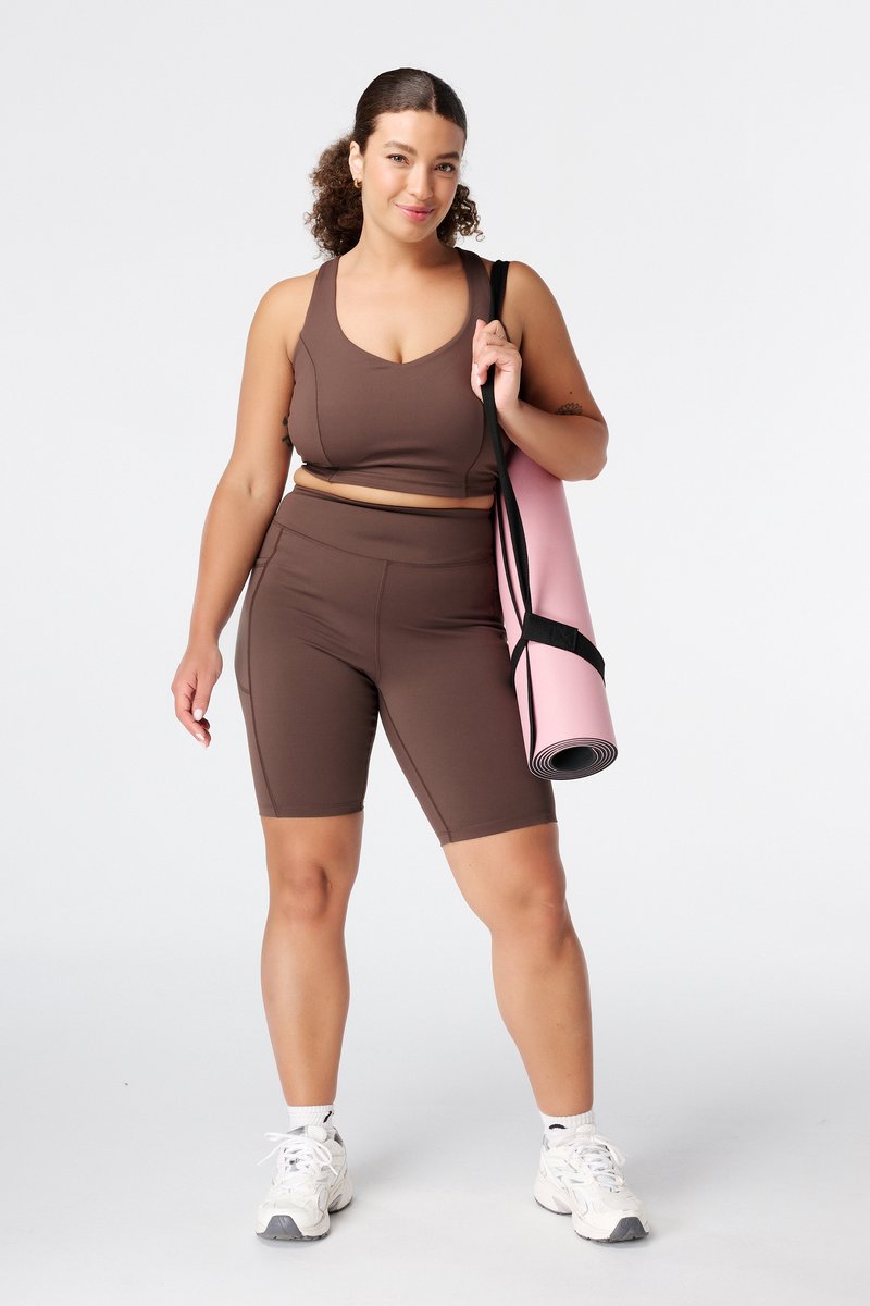 MS Mode Sportswear Korte sportlegging met zijzakken