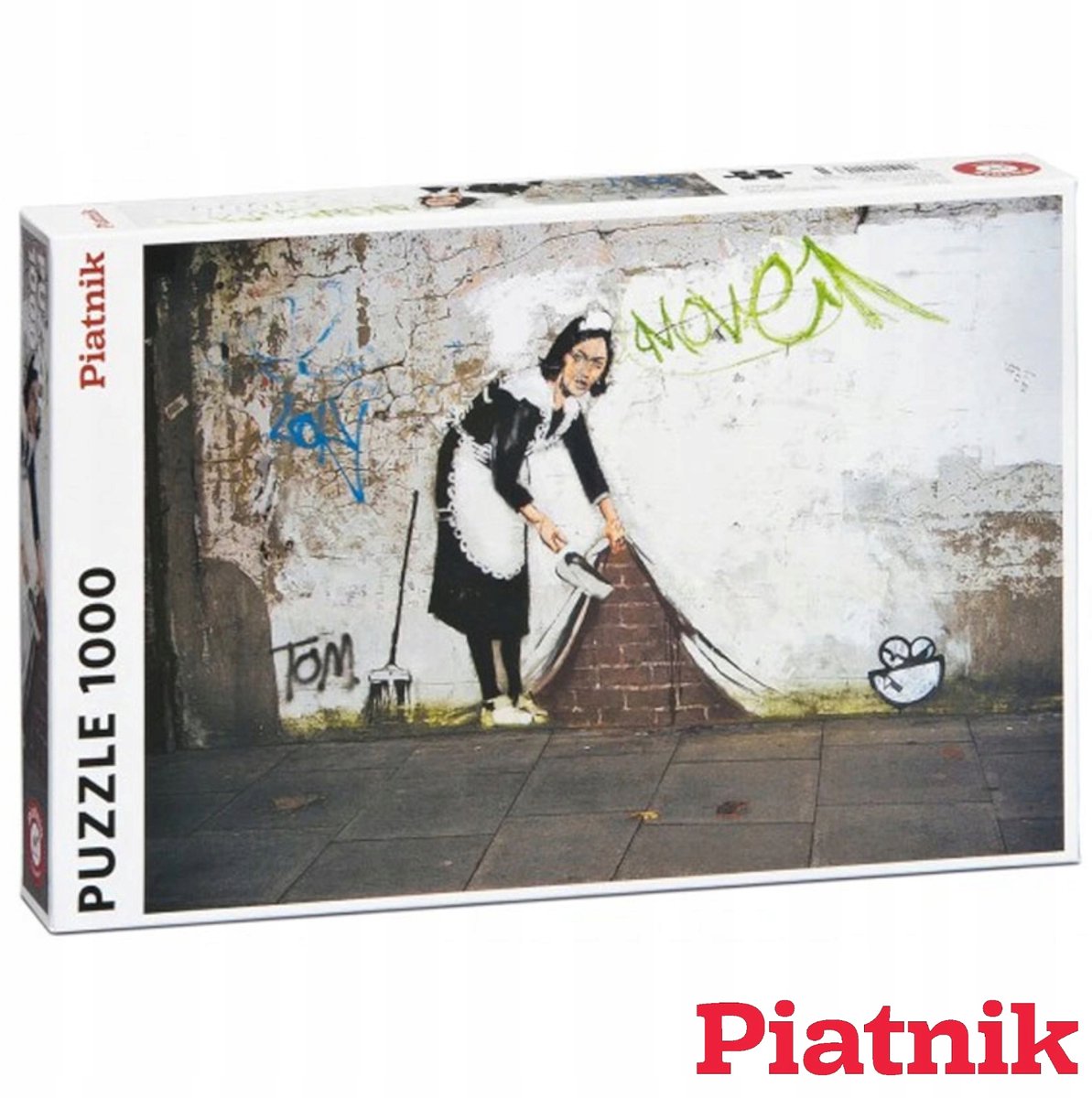 Piatnik-puzzel van 1000 stukjes: Banksy "Meisje met ballon"
