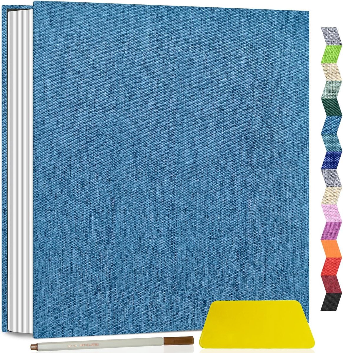 Fotoalbum - Plakboek - Herinneringen bewaren - Zelfklevende pagina's - 40 pagina's - Blauw