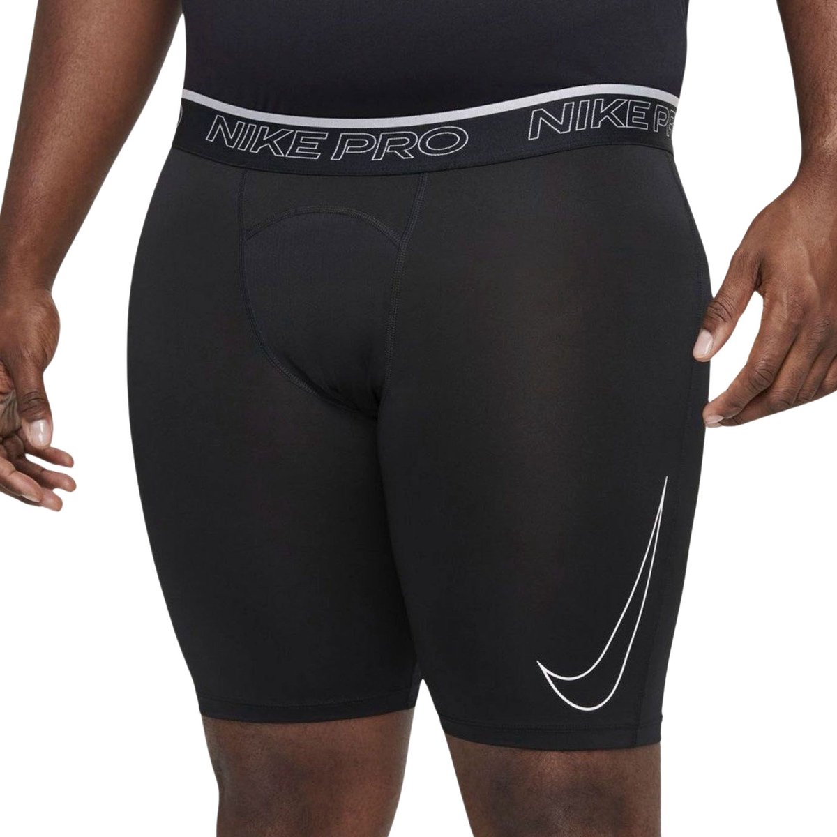 Nike Np Dri-FIT Short Long Heren Sportbroek Zwart