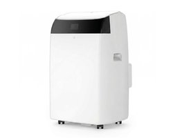 Danky Mobiele Airco 12000 BTU 3,6 kW - 4-in-1 Mobiele Airconditioner met Afvoerslang - Stil 51dB - Koelen/Ontvochtigen/Ventilator/Slaapmodus - Follow-Me - R290 - voor Ruimtes tot 43-51 m² Energieklasse A