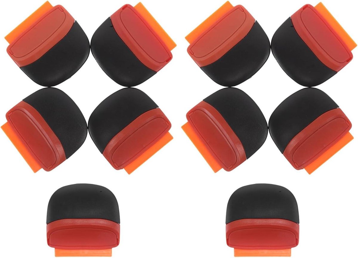 Mini Schraper Set - Plakverwijderaar Rakeltjes - Lijmresten Verwijderen - Gladde Randen - 10 Stuks - Multicolor