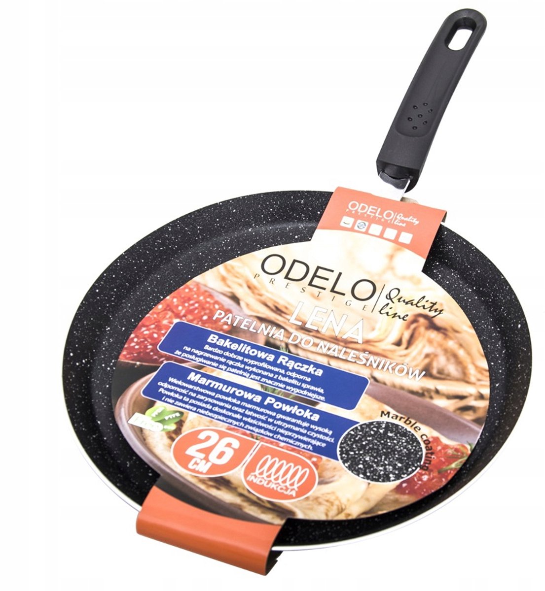 Odelo LENA Marmite Pan 26cm - Perfect voor Pannenkoeken & Crêpes