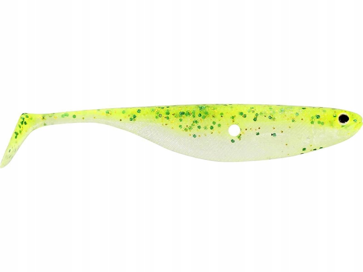 Westin ShadTeez Hollow 8cm - Sprankelend Chartreuse