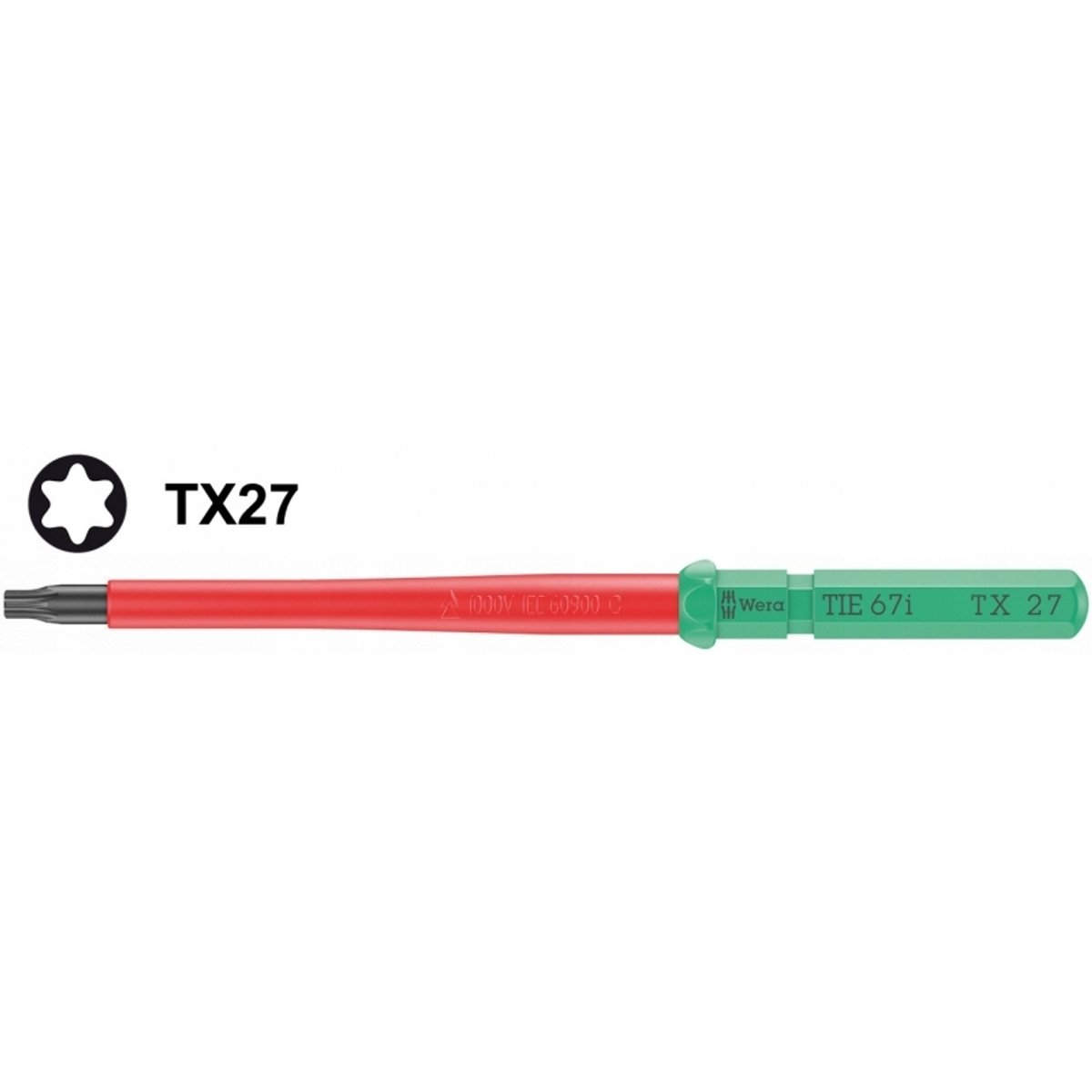 Wera VDE Torx TX27x157mm Wisselbit Kraftform Kompakt 05006538001