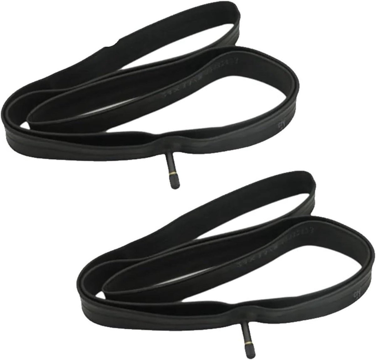 Fiets binnenband - Rubberen band - Fietsreparatie - Schrader ventiel - 24x1 3/8 inch - Zwart