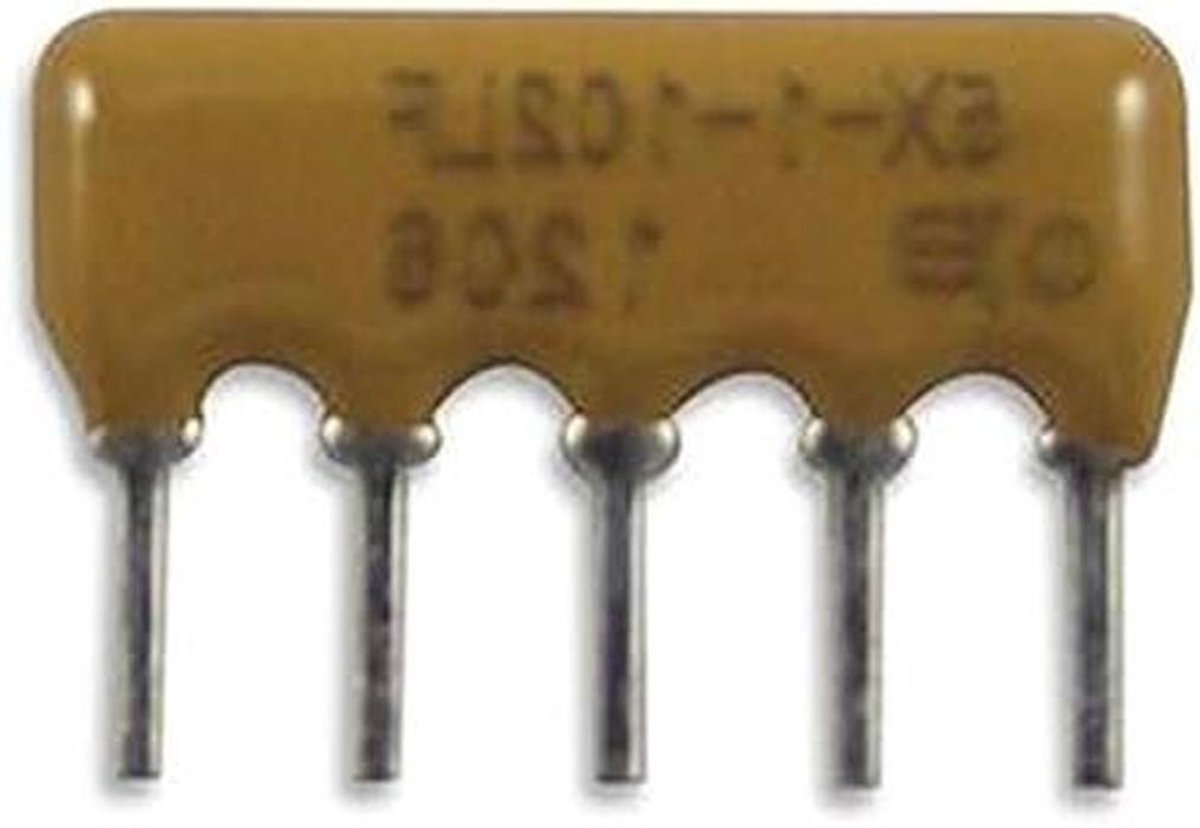 Weerstandsnetwerk - Vaste netwerken - Elektronische circuits - Precisie component - Pack van 5 - Niet gespecificeerd