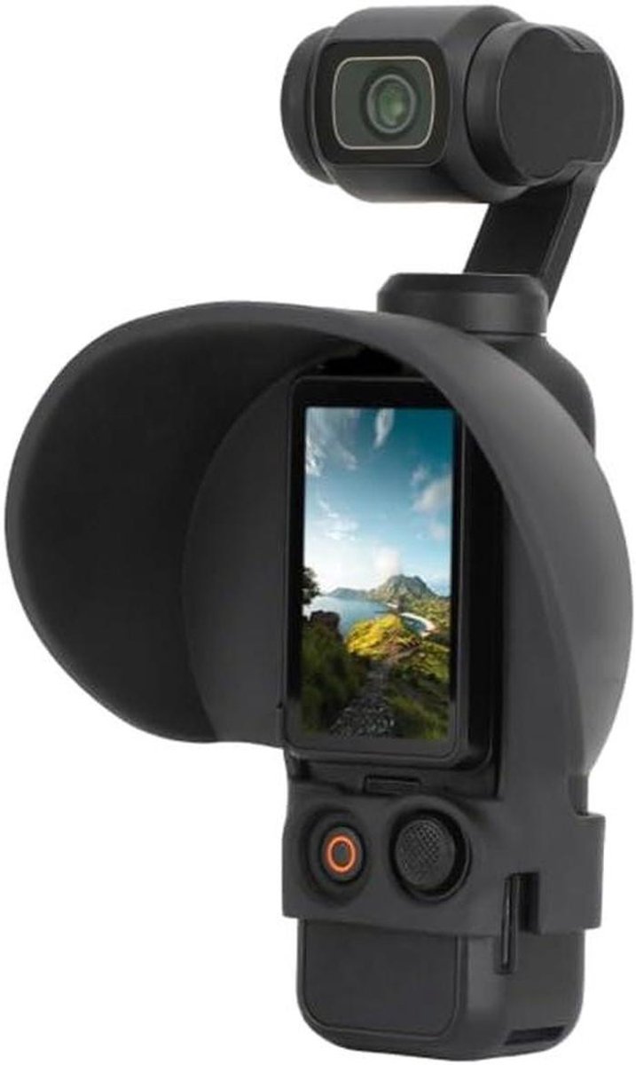 Schermkap Camera - Zonnekap Pocket - Opnamen Verbeteren - Blokkeert Reflecties - 27g - Zwart