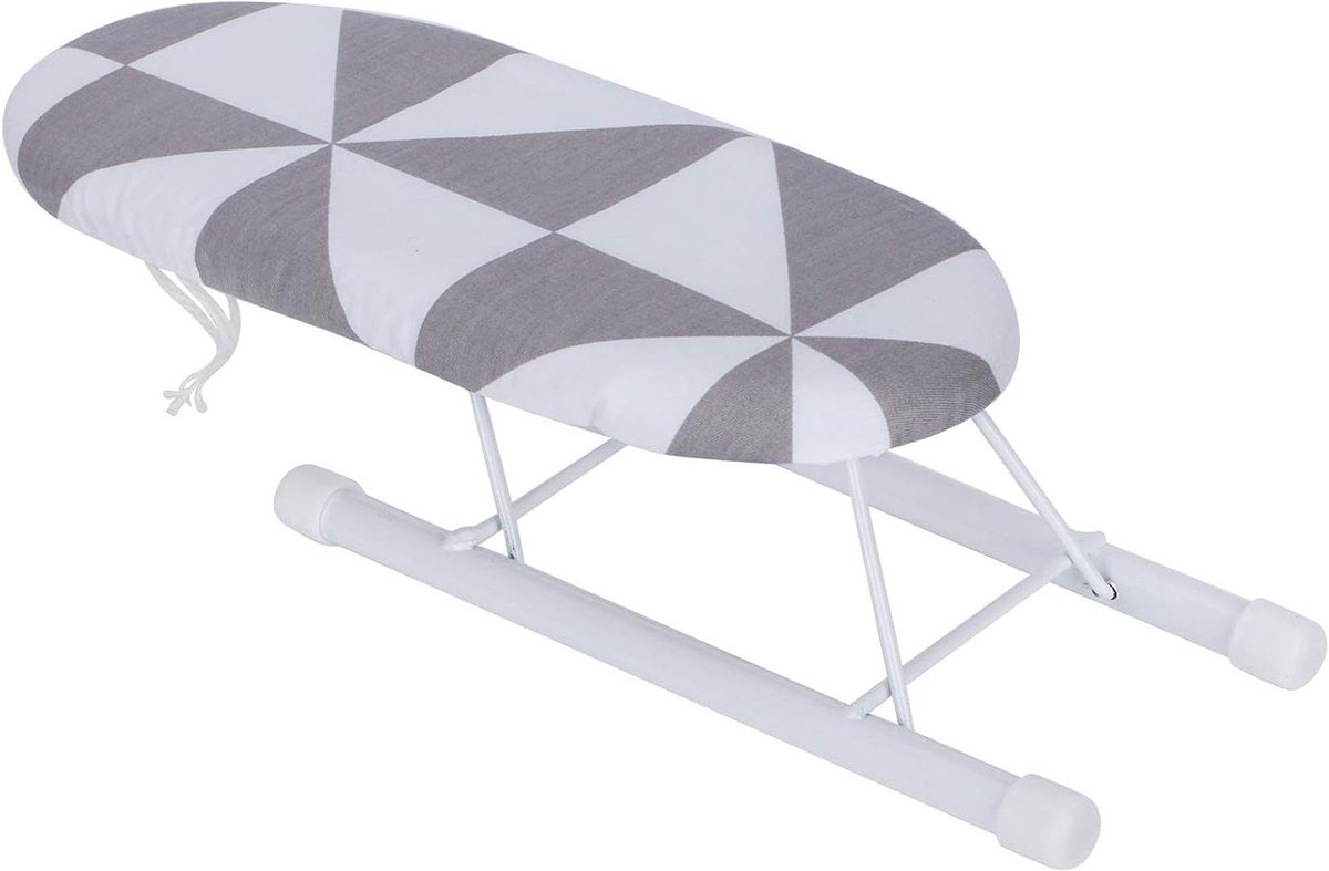 Strijkplank - Mini strijkplank - Kleding kreukvrij maken - Opvouwbaar en draagbaar - 28 x 12 cm - Geruit