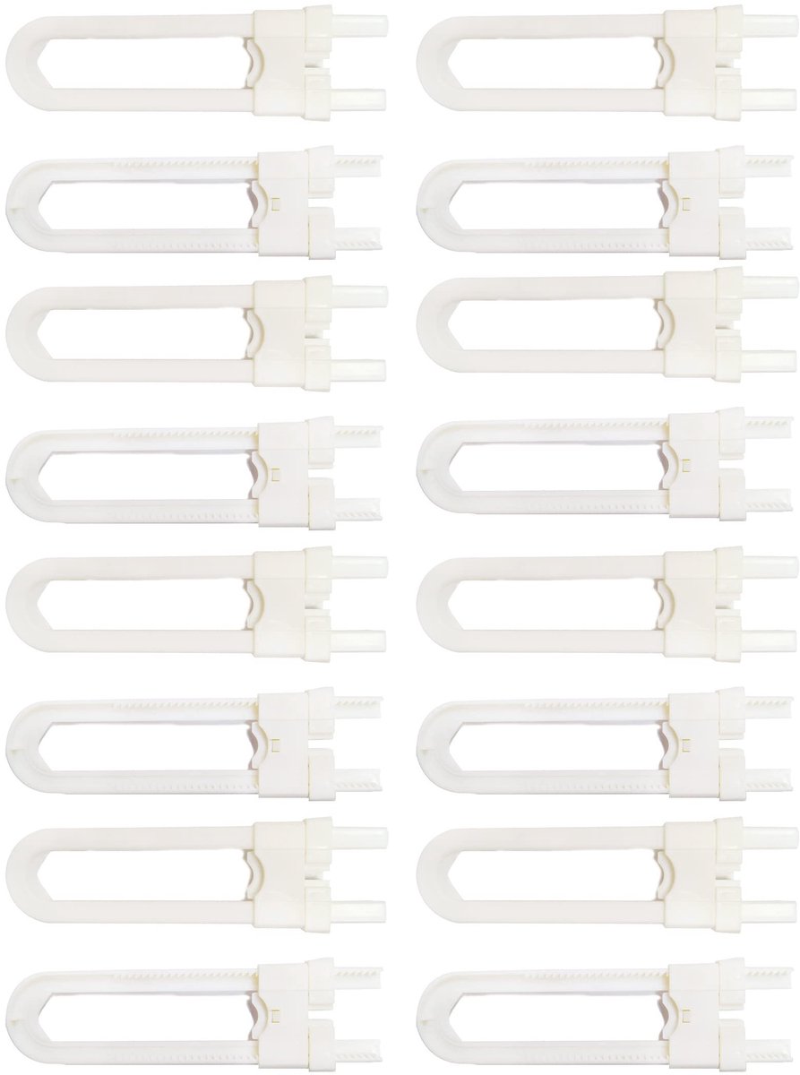 LIVIA HOME- Schuifslot U-vorm - Kastsloten - Kinderveiligheid - Babyproof - Handgrepen - 8 Pack - Kastslot