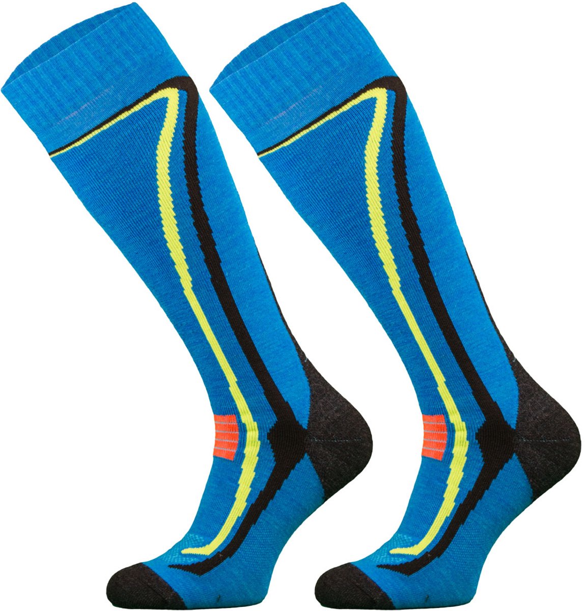 Comodo SK2 Merino Skisokken 50% Wol Blauw