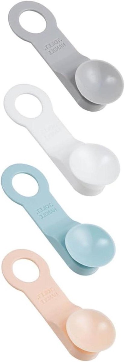 Toiletdeksel Lifter - Zitting Hendel - Hygiënisch Gebruik - Sterk Zuignap Ontwerp - 4 Stuks - Diverse Kleuren
