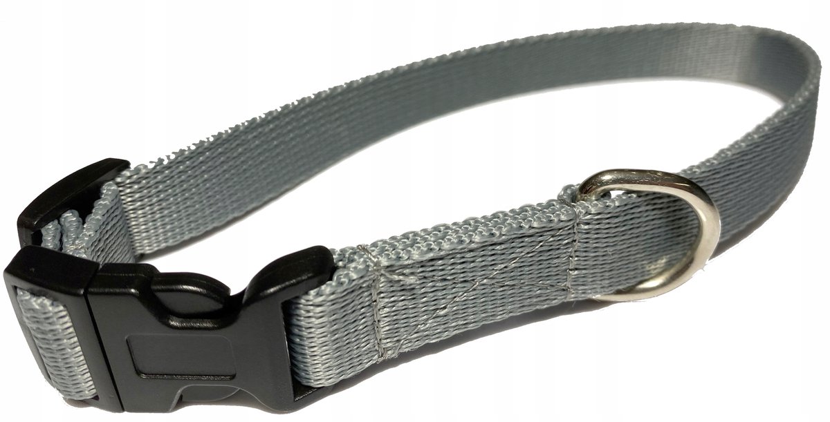 Hondenlijn 140 cm / 20 mm - Sterk Polypropyleen - Grijs/Zilver