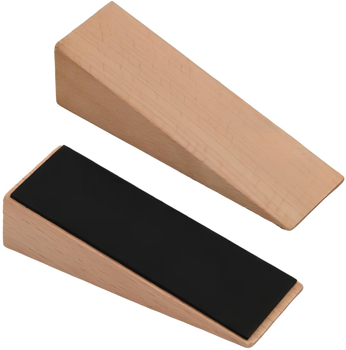 LIVIA HOME- Deurstopper Antislip - Deurstoppers voor Binnen - Houten Deurstopper - Deurwig - Universele Aanpassing - Robuuste Tractie - Deurmagneet
