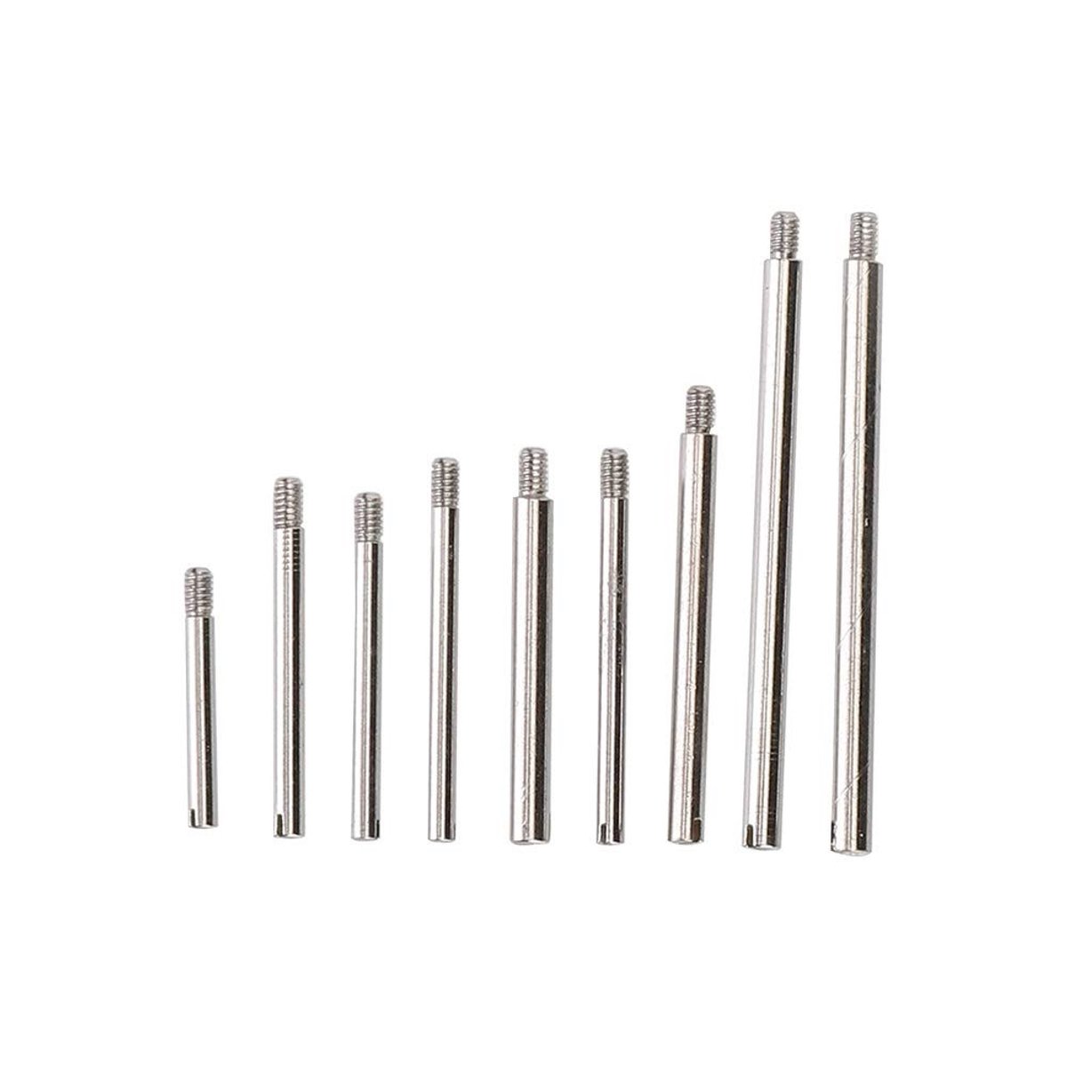 LIVIA HOME- Horlogeband - Vakkundig vervaardigde gereedschappen - Horloge onderdelen - Horlogeband link pins - Schroeven - Opbergdoos (50st) - Horlogeonderdelen