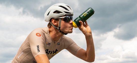U-Sport Performance Sports Bottle - 750 ml - Tacx Shiva Bidon - Lekvrij & Biologisch Afbreekbaar - BPA-Vrij - Groen/Geel — afbeelding 5