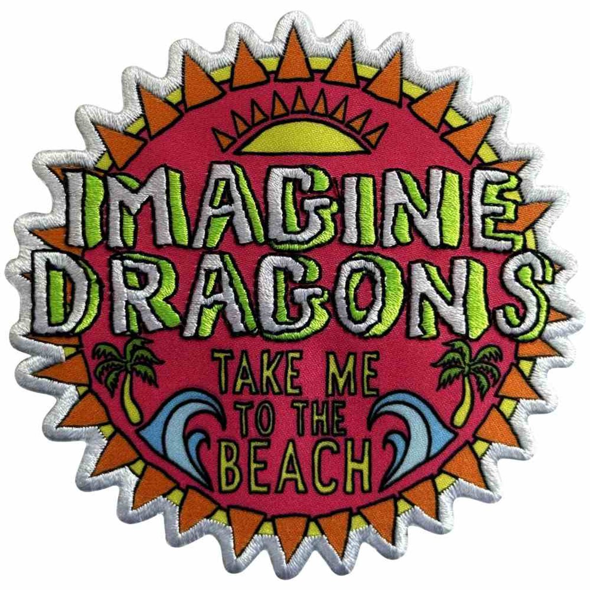 Imagine Dragons - Take Me To The Beach Patch - Multicolours