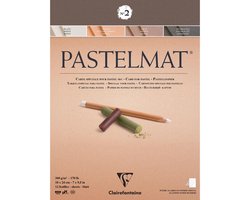 Clairefontaine Pastelmat - Papier voor Pastelkrijt - No.2 - 360 g - 18 x 24 cm - 4 kleuren