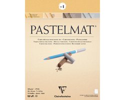 Clairefontaine Pastelmat - Papier voor Pastelkrijt - No.1 - 360 g - 18 x 24 cm - 4 kleuren
