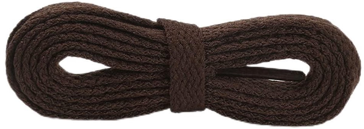 Dailygoods- Schoenveters 8mm Breed - Veters Elastische - Veters Sneakers - Veters voor Sport- en Casual Schoenen - Polyester - 10 Paar