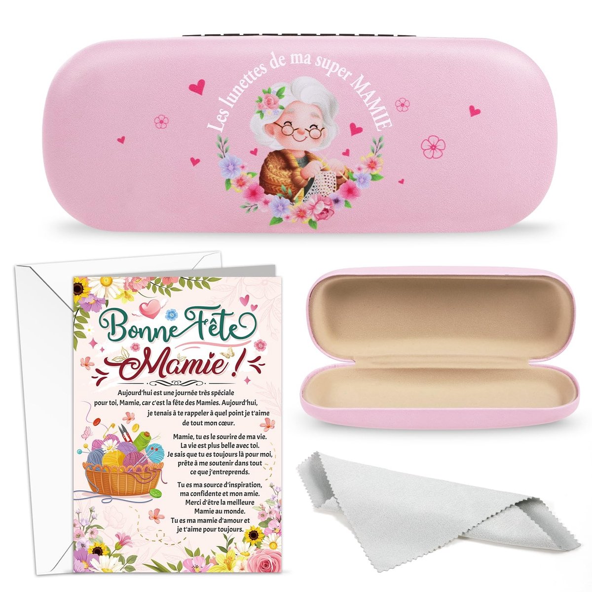 Dailygoods- Brillenkoker Harde Shell Case - Brillenkoker Dames - Brillenkoker Kind - Brillenkoker Groot - Brillenkoker Heren - Geschenken voor Oma - Brillenetui