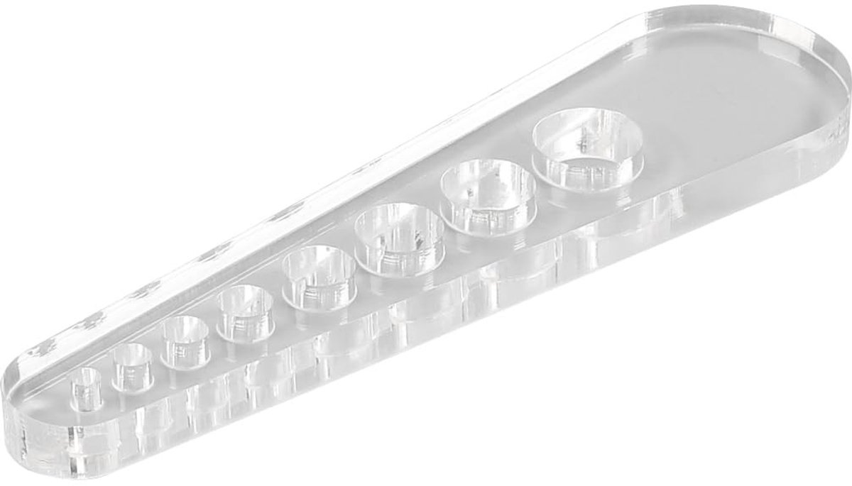 ZEYNOMAX- Kruidenstripper Compact - Multifunctionele Keuken Tool - 8 Gaten - Acryl - Handig voor Kruidenscheiding - Vaatwasserbestendig - Kruidenhulpmiddel