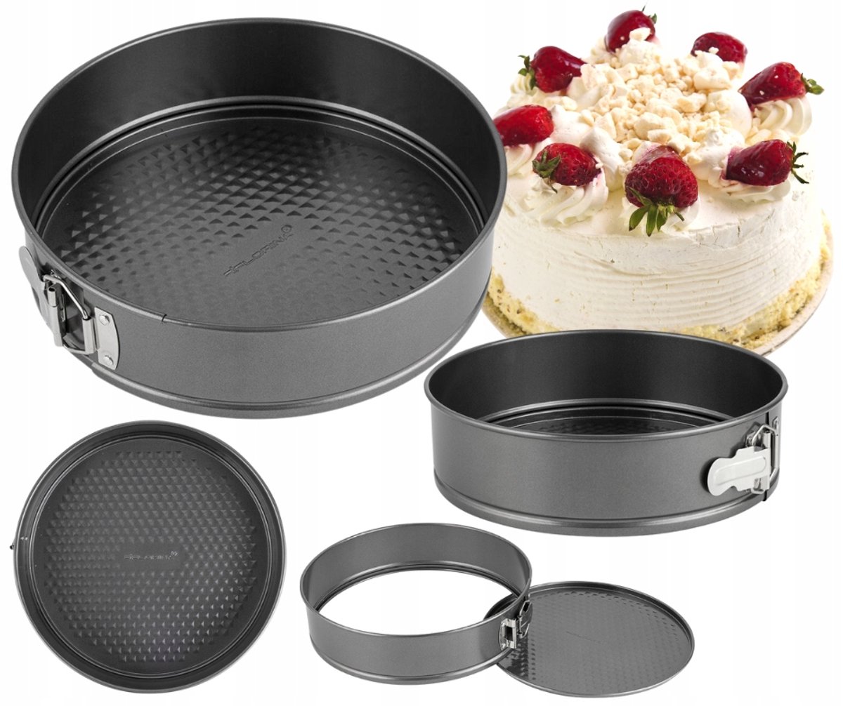 Florina Likoris Tortvorm - Zwart Staal - 24 cm