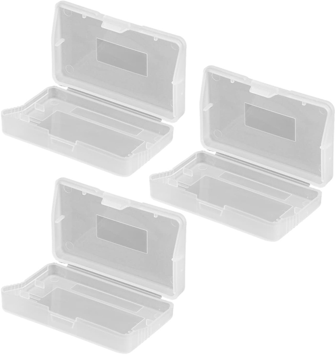 JHUBERS- Game Case Lichtgewicht - 10 Stuks - Transparante Draagbare Box - Compacte Cover - Duurzaam Materiaal - Geschikt voor GBA - Gamecardhouder