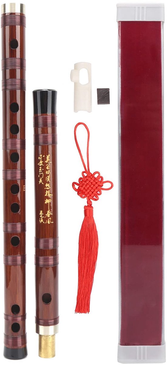 Dailygoods- Bamboefluit Geselecteerd Droog Bitter Materiaal - Muziekinstrument - Traditionele Dizi - Geschikt voor Beginners - Professionele Fabricage - Natuurlijke Bamboe - Fluit