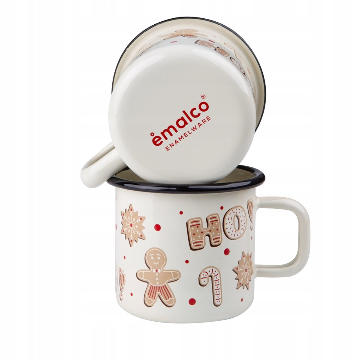 Kerstmok met peperkoekmotief - 390ml